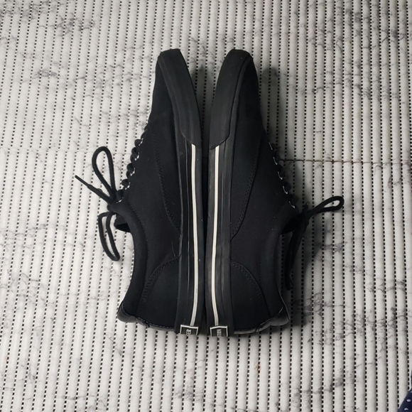 Tommy Hilfiger Men Black Lace Up Sneakers Size 8.5 - Picture 4 of 9